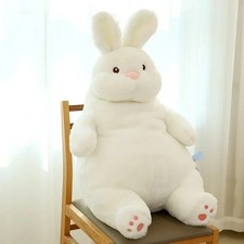 Big Lazy Rabbit Plush Dolls Soft Cute White Bunny Animal Toy Baby Sleep Pillows