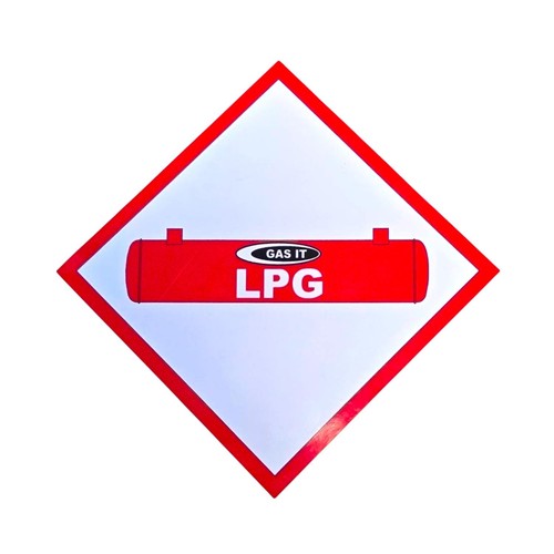 Gas lpg tank warning - it,