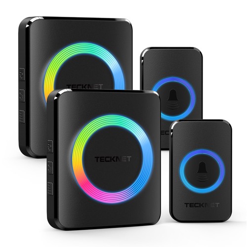 Tecknet wireless doorbell with - doorbell,