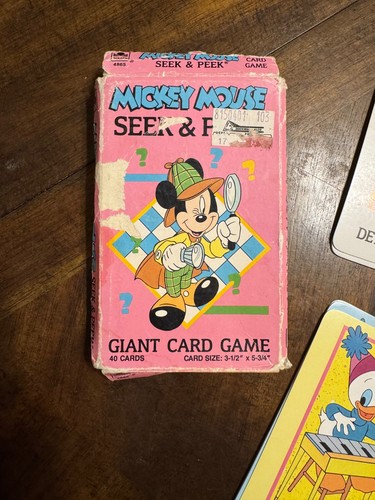 Vintage mickey mouse - seek, &