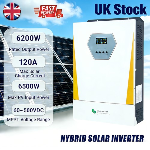 2kw hybrid solar - 6.2kw, inverter