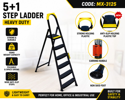 Heavy duty folding - duty, ladder