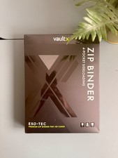 Vault X 20 Double Sided 4 Pocket Side Loading Exo-Tec Premium Zip Binder - 160 