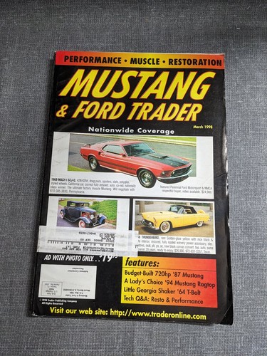 Mustang ford trader magazine - &,