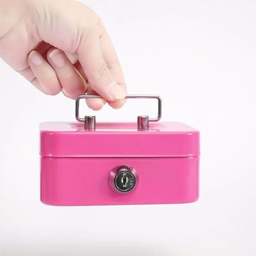 Money box tin steel metal - metal, cash
