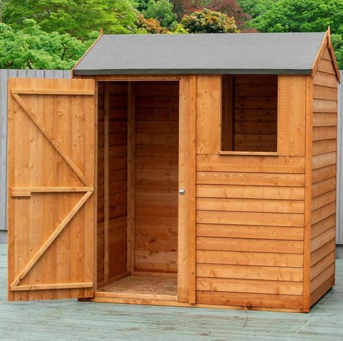 6x4 reverse apex shed - apex,