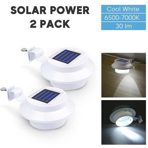 Led solar powered gutter - led,