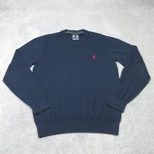Musto Jumper Mens Medium Navy Pullover Sweater V Neck Hunting Shooting Country 3