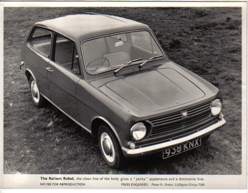 Reliant rebel 600 - rebel, saloon