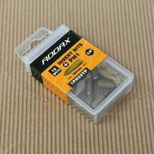 Box of 10 ADDAX Timco 25mm PH1 1PH25TP Pozi Premium Screwdriver Bits 1/4"