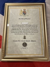 Oath Of Allegiance Royal Irish