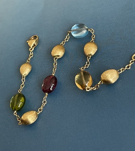 18ct yellow gold gemstone - yellow,
