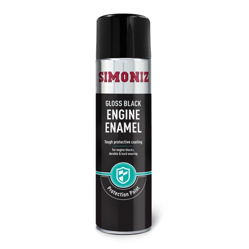 Engine enamel spray paint - enamel,