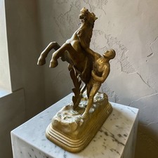Large Vintage Spelter Marley