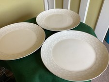 Maxwell & Williams Harlequin  Edged Dinner Plates x 3