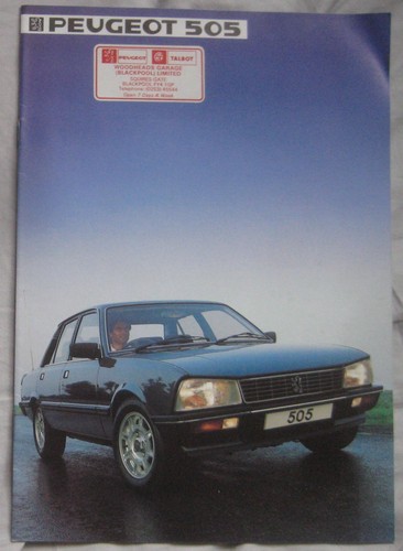 September 1983 peugeot 505 - september,