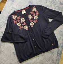 Navy cardigan Embroidered