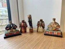 Antique Japanese Nara-ittobori wood carving, Made Between 1910-1940