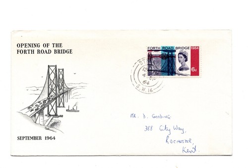 Stamps first day cover - day, 1964