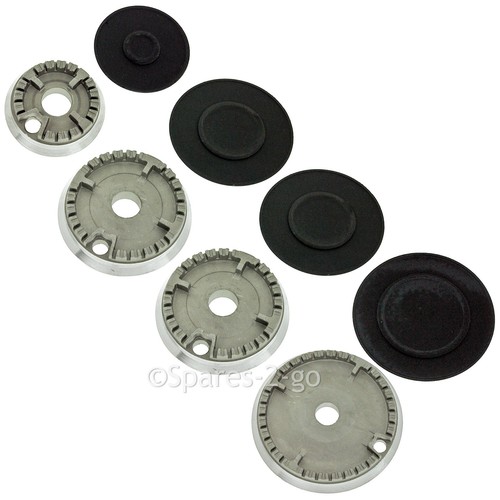 Gas hob burner flame - gas,