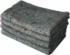 Triplast Pack of 4 x Removal Blankets (150cm x 200cm) | Heavy Duty Wool Mix Fab