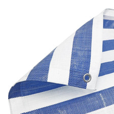 1 x Blue White Stripe