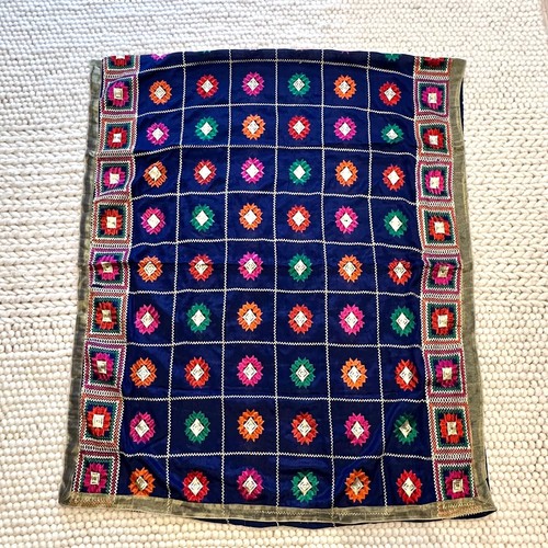 Phulkari dupatta embroidered - phulkari,