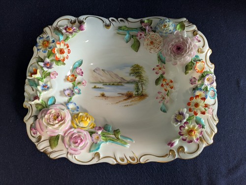 Coalport coalbrookdale dish - coalbrookdale,