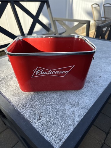 Vintage budweiser red chrome - &,