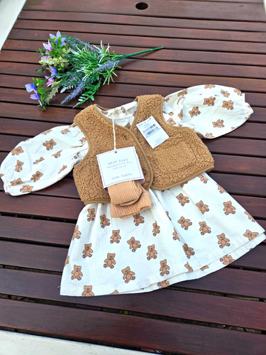 Next 3pc teddy bear print - next,