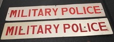 British Army Royal Military Police Vehicle - Land Rover Markings Front & Rear