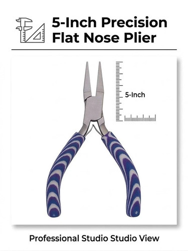 Flat nose pliers jewellery - pliers, 5"