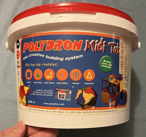 Polydron midi tub - polydron, creative