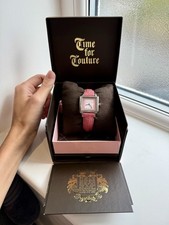 Juicy Couture Vintage Pink And Diamanté Watch With Original Box