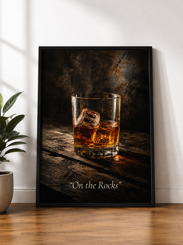 The rocks whiskey art - rocks,