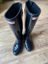 NEW HUNTER smart wellies GLOSS
