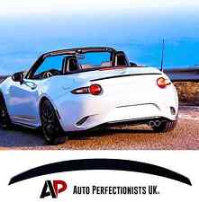 Mazda MX5 Rear Gloss Black Boot Spoiler Lip Wing Body Kit 2015+