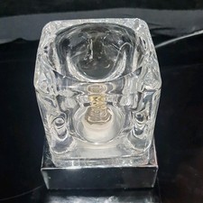 Glass Ice Cube Square Table