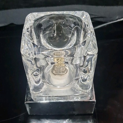 Glass ice cube - ice, square