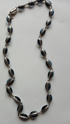 Ciro necklace dark blue - necklace,