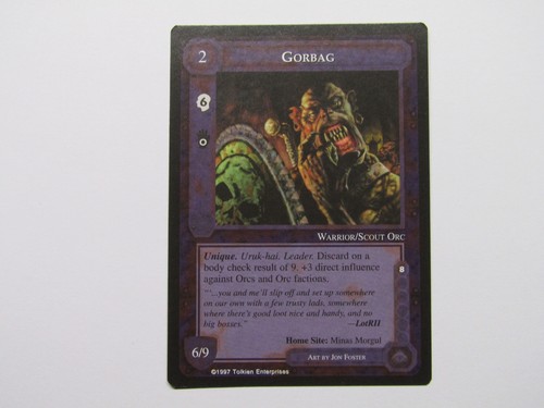 Gorbag middle earth ccg - gorbag,
