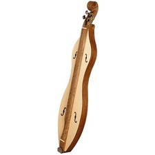 Mountain Dulcimer 4 String F-Hole Walnut with Nickel Finish Hardware
