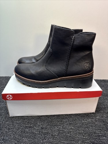 Rieker womens boots black - womens,