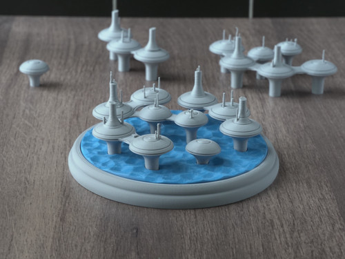 Kamino inspired sci diorama - inspired,