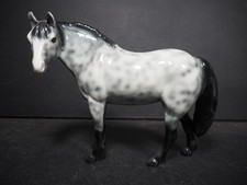Dapple Grey Horse Bone China