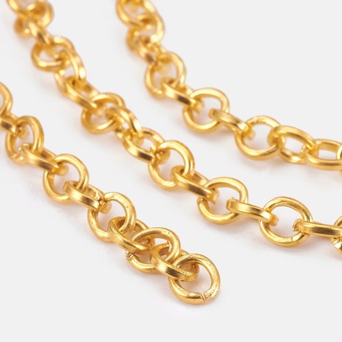 Gold plated chain rolo - chain,