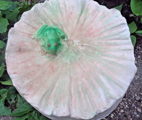 Frog bird bath - feeder, mold