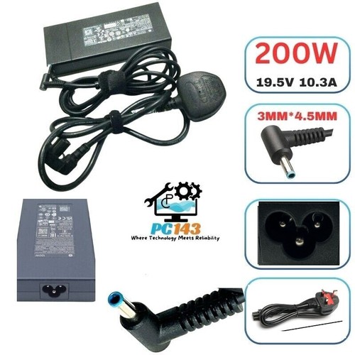 Genuine laptop charger blue - genuine, hp