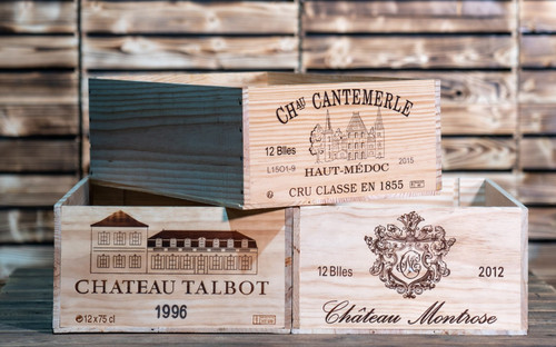 French wine box - wine, 6
