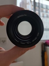 [Near MINT] Minolta MD Rokkor 85mm f/2 Portrait MF Lens for MC MD